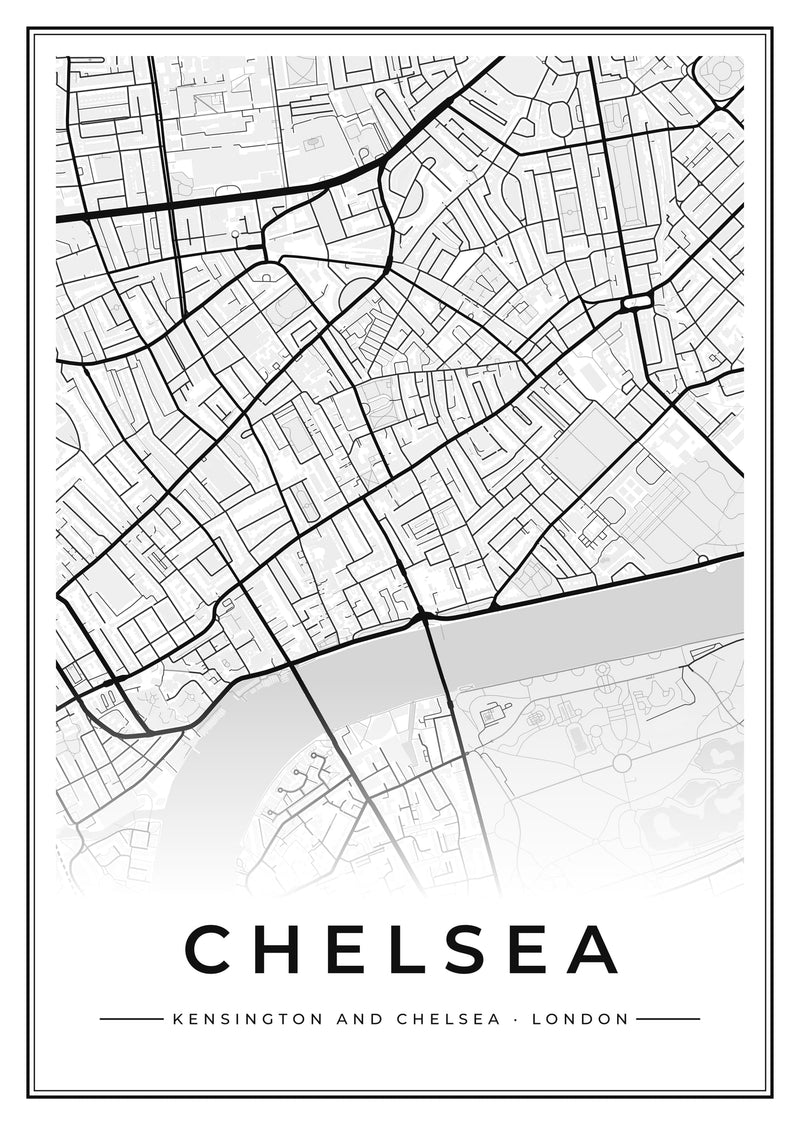 Chelsea Street Map Poster