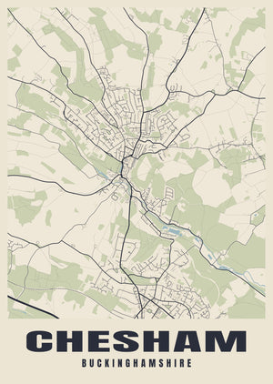 Chesham Street Map Poster