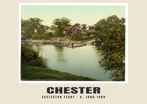 Eccleston Ferry, Chester, c. 1890–1900 Heritage Print