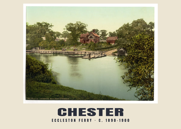 Eccleston Ferry, Chester, c. 1890–1900 Heritage Print
