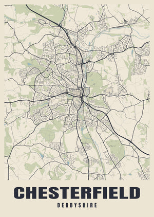 Chesterfield Street Map Poster