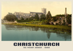 The Priory Church, Christchurch, c. 1890–1900 Heritage Print