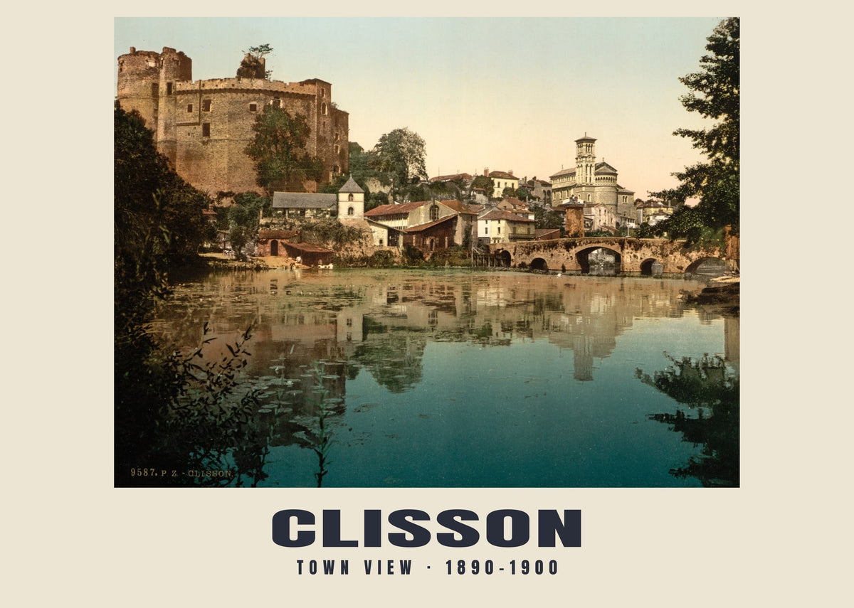 Town View, Clisson, 1890–1900 heritage photograph