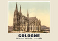 Cathedral Exterior, Cologne, 1890–1900 heritage photograph