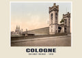 Railway Bridge, Cologne, 1910 heritage photograph