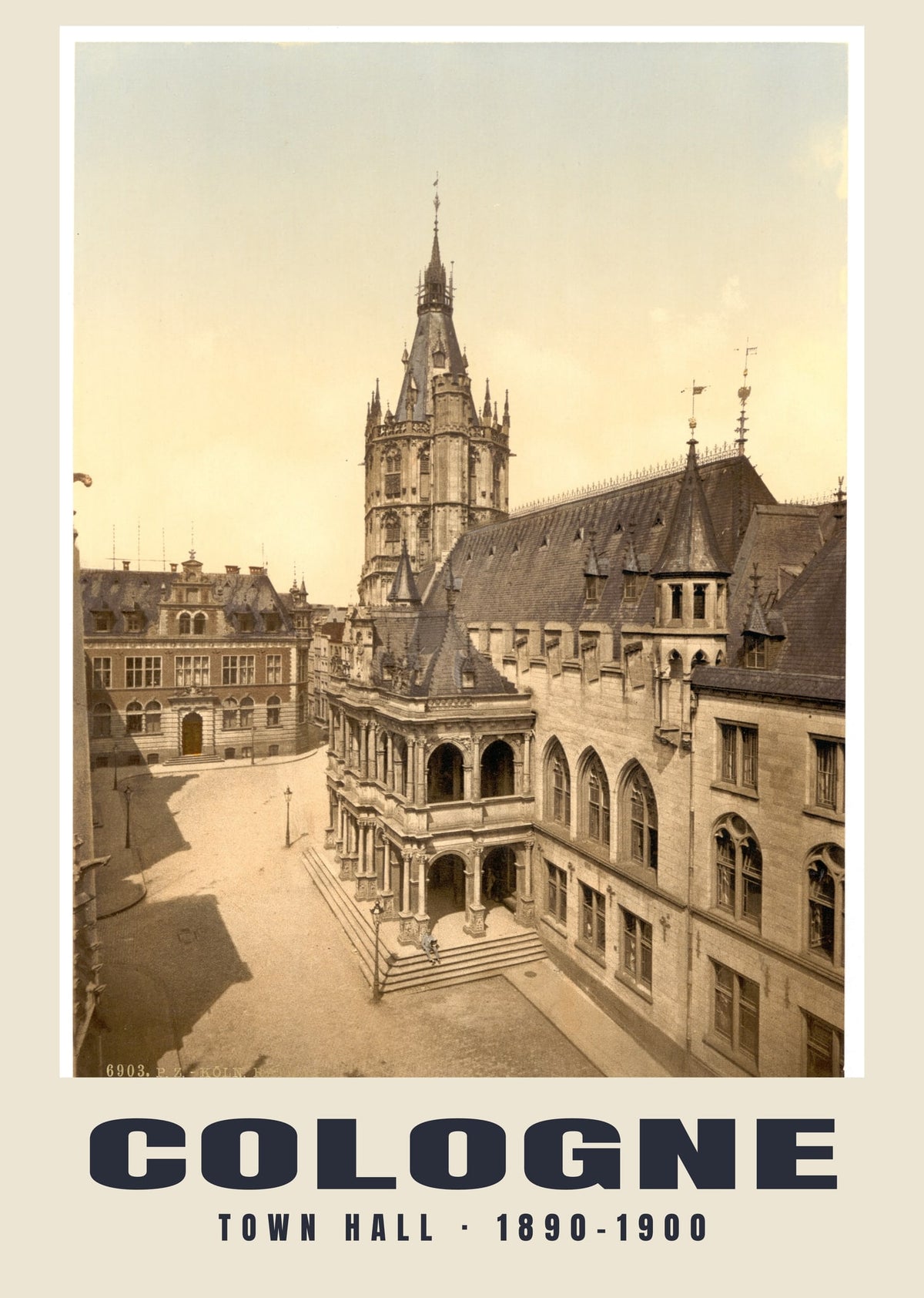 Town Hall, Cologne, 1890–1900 heritage photograph