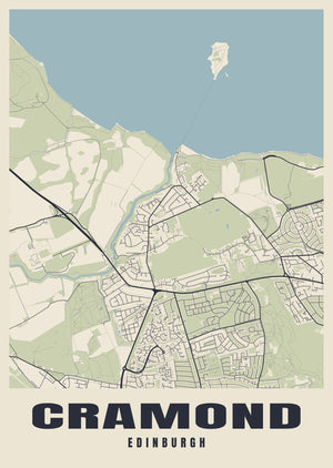Cramond Street Map Poster