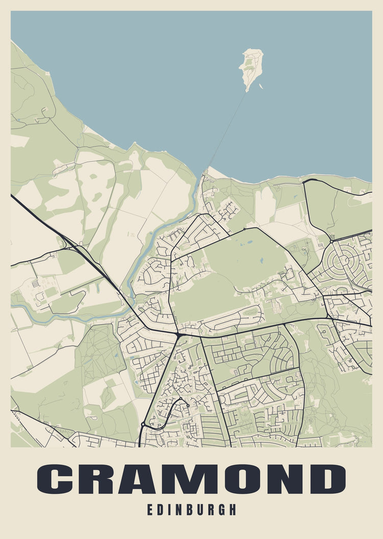 Cramond Street Map Poster