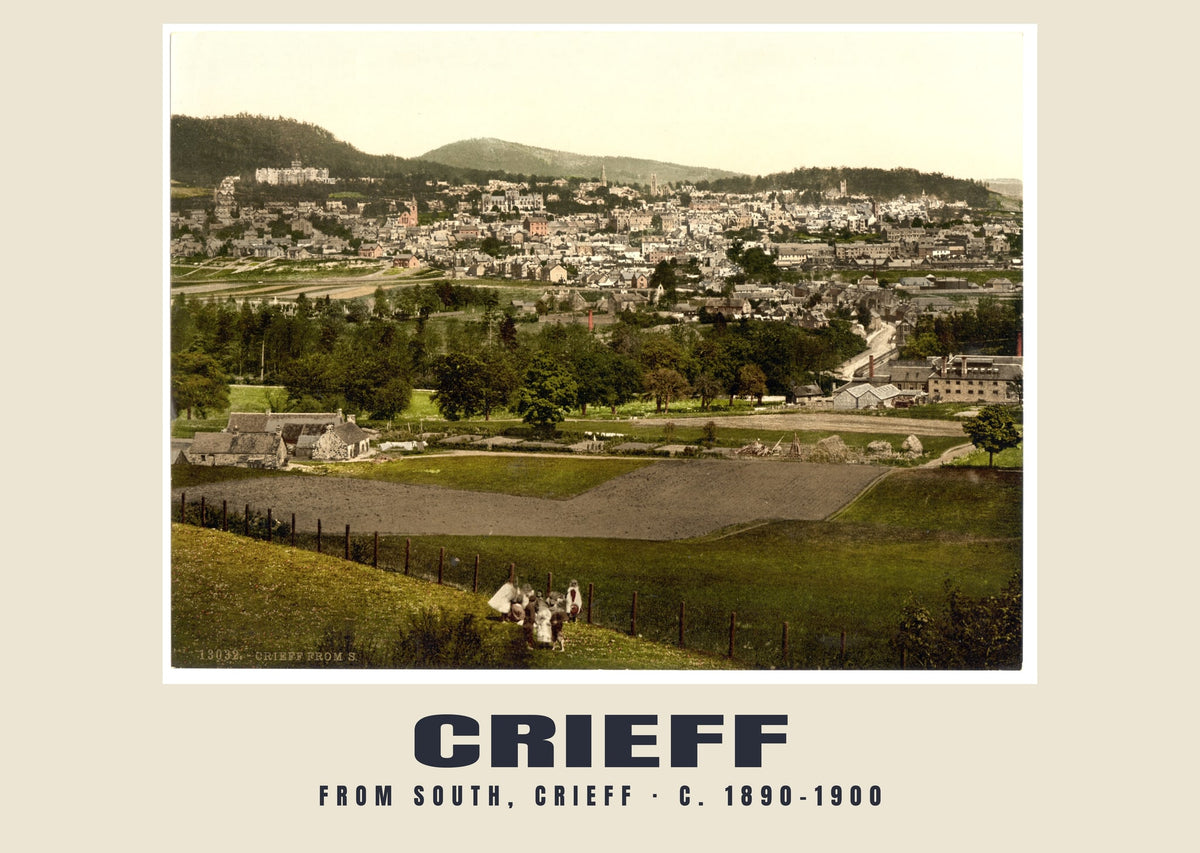 From south, Crieff, c. 1890–1900 heritage photograph