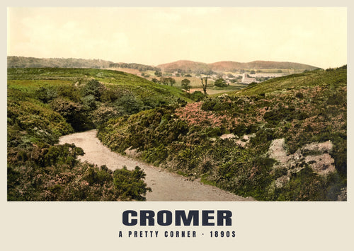 A Pretty Corner, Cromer, 1890s heritage photograph