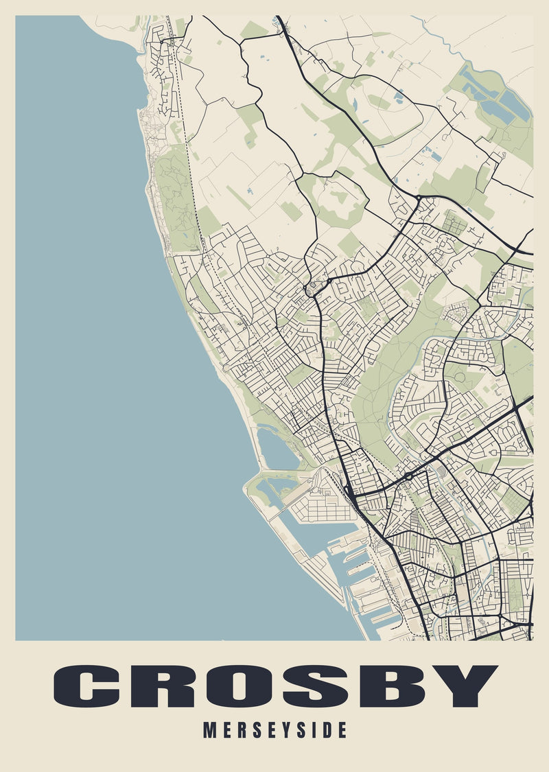 Crosby Street Map Poster