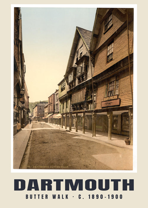 Butter Walk, Dartmouth, c. 1890–1900 heritage photograph