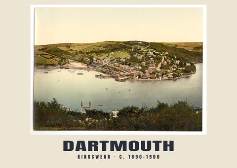 Kingswear, Dartmouth, c. 1890–1900 Heritage Print