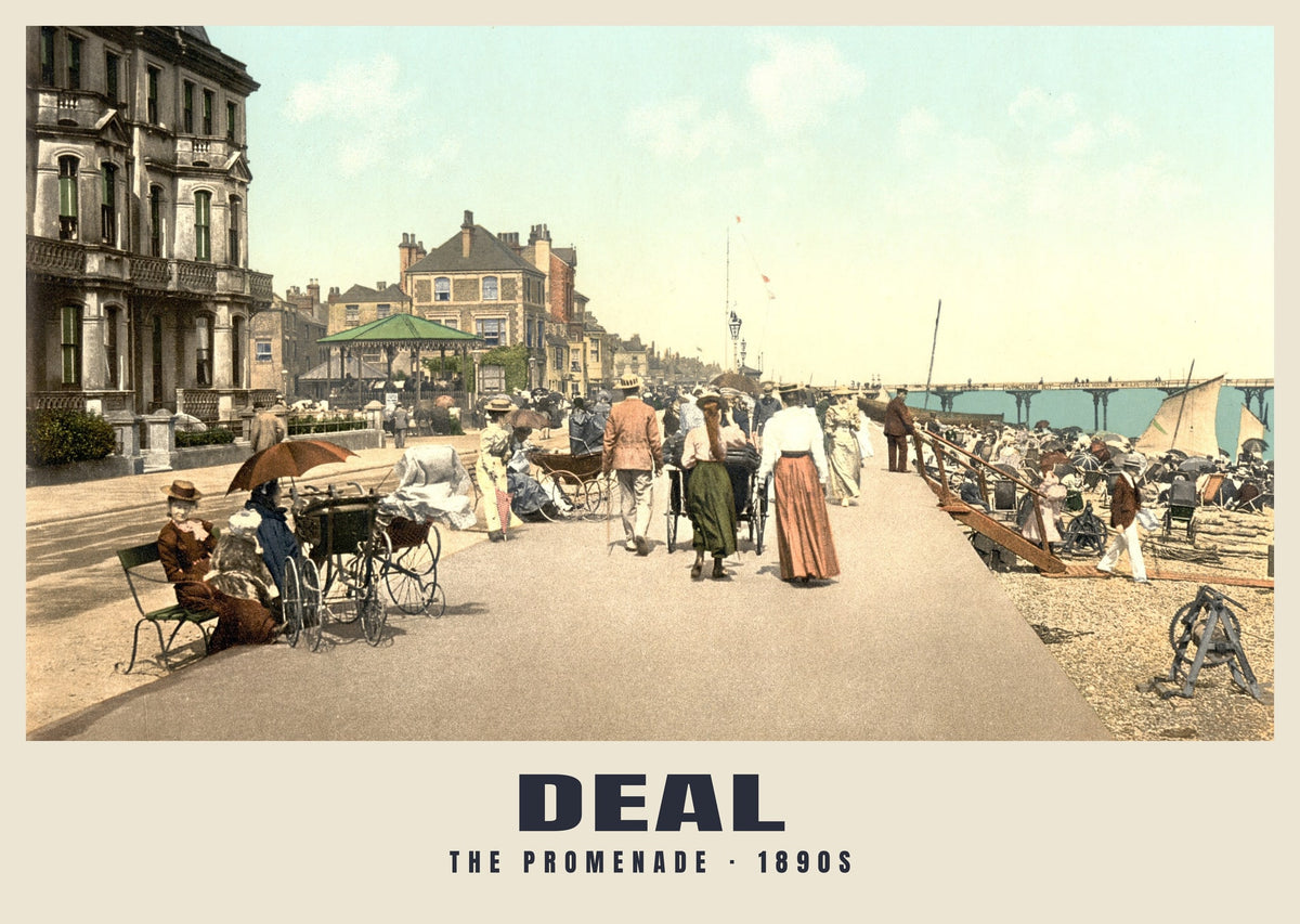 The Promenade, Deal, 1890s heritage photograph