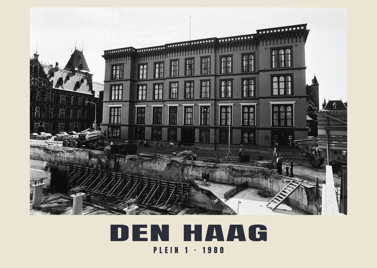 Plein 1, Den Haag, 1980 heritage photograph