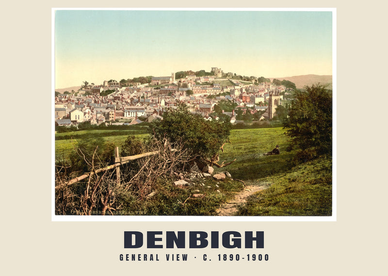 General view, Denbigh, c. 1890–1900 Heritage Print