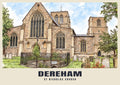 St Nicholas Church, Dereham poster, Ink & Wash style