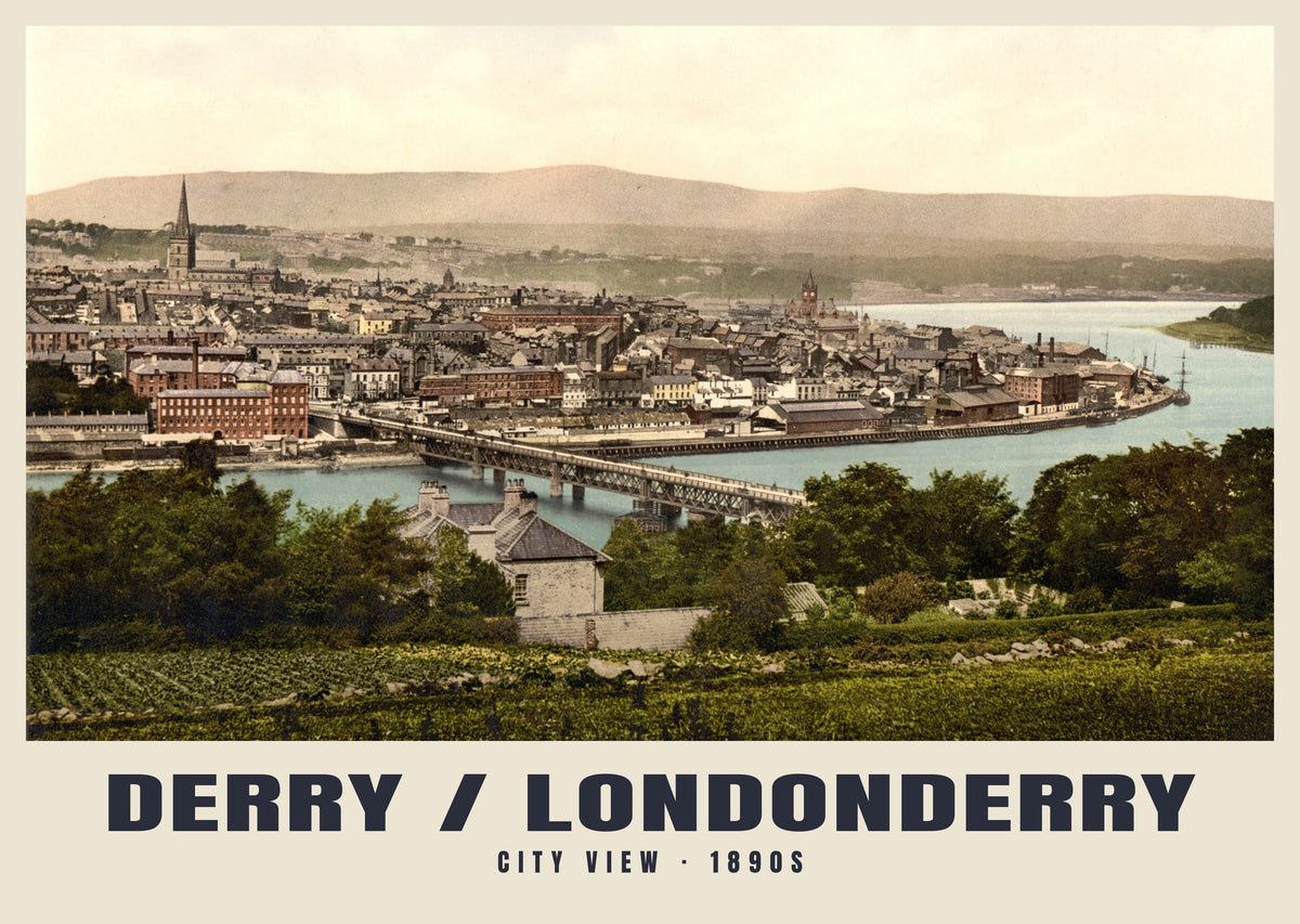City View, Derry / Londonderry, 1890s heritage photograph