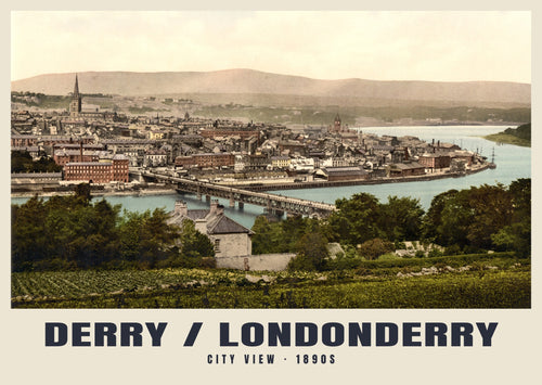 City View, Derry / Londonderry, 1890s heritage photograph