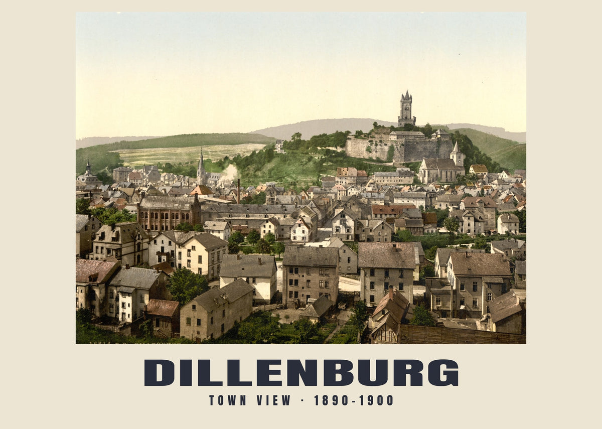 Town view, Dillenburg, 1890–1900