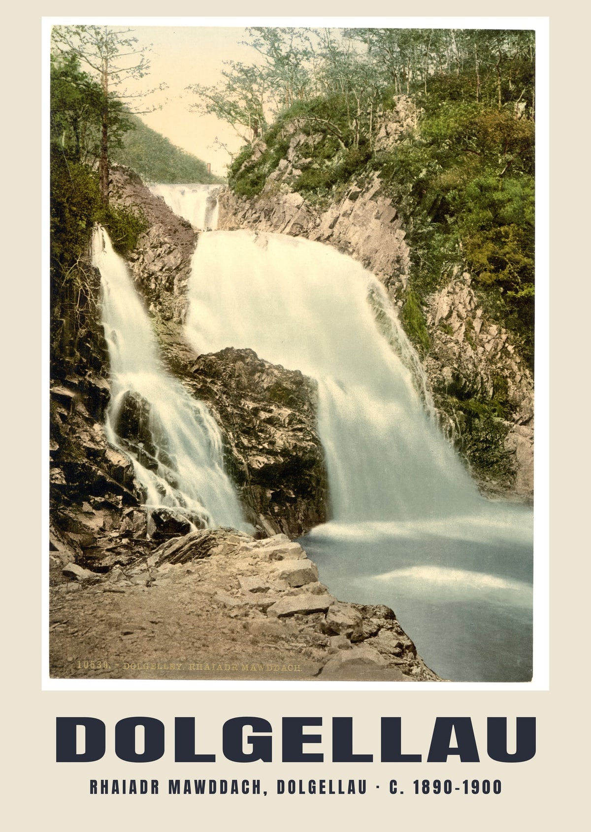 Rhaiadr Mawddach, Dolgellau, c. 1890–1900 heritage photograph