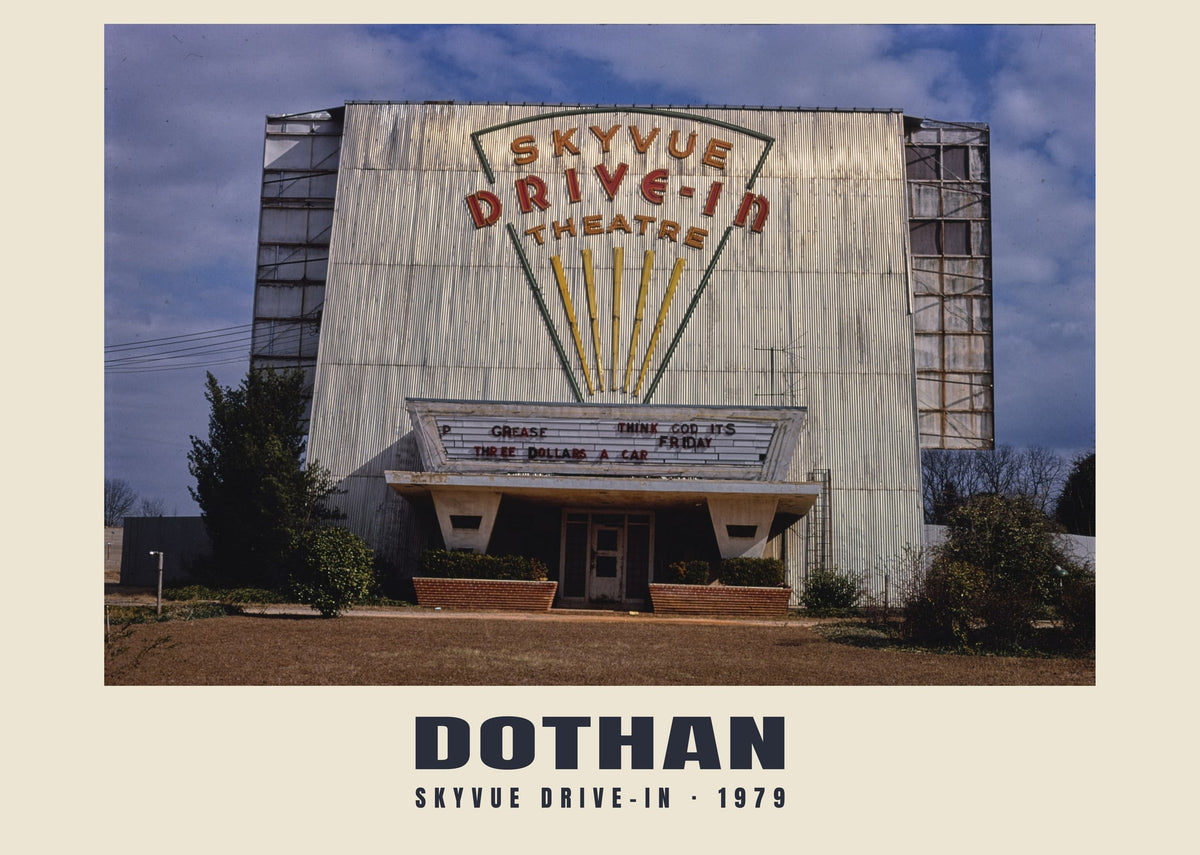 Skyvue Drive-In, Dothan, 1979 heritage photograph