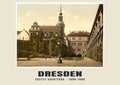 Castle Courtyard, Dresden, 1890–1900 heritage photograph