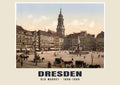 Old Market, Dresden, 1890–1900 heritage photograph