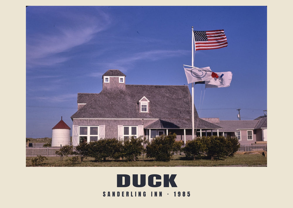 Sanderling Inn, Duck, North Carolina — 1985 · Historic photograph print