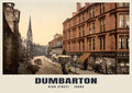 High Street, Dumbarton, 1890s heritage photograph
