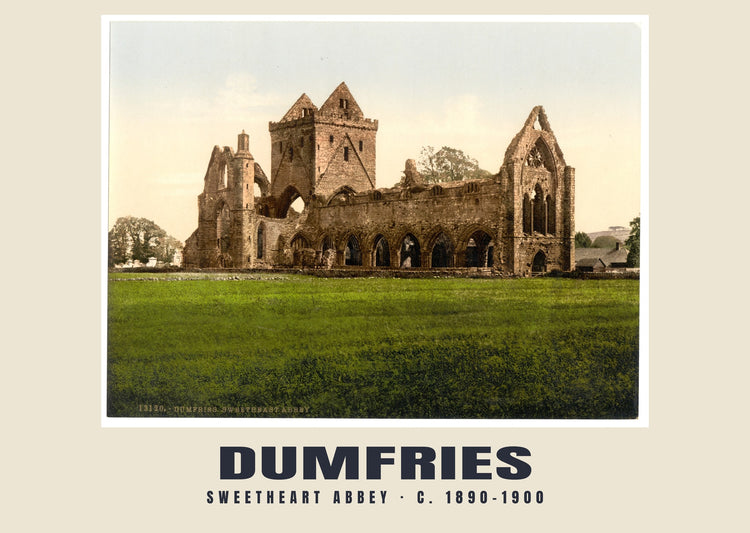 Sweetheart Abbey, Dumfries, c. 1890–1900 Heritage Print