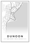 Street map poster of Dunoon town centre, Argyll and Bute