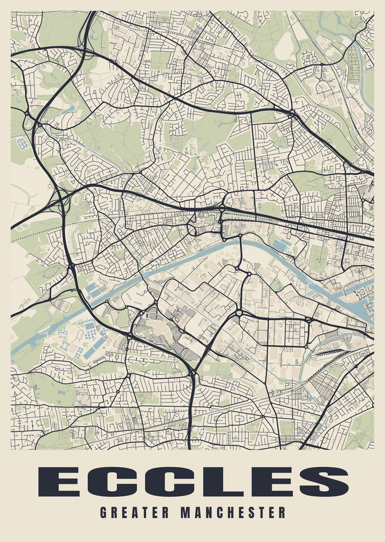 Eccles Street Map Poster