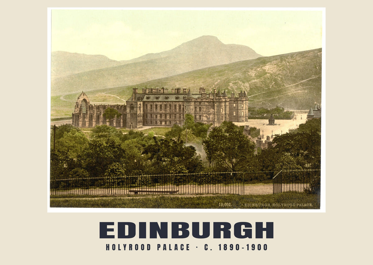 Holyrood Palace, Edinburgh, c. 1890–1900 heritage photograph