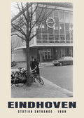 Station Entrance, Eindhoven, 1968 heritage photograph