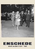 Queen Juliana’s visit, Enschede — Historic photograph print, 1960