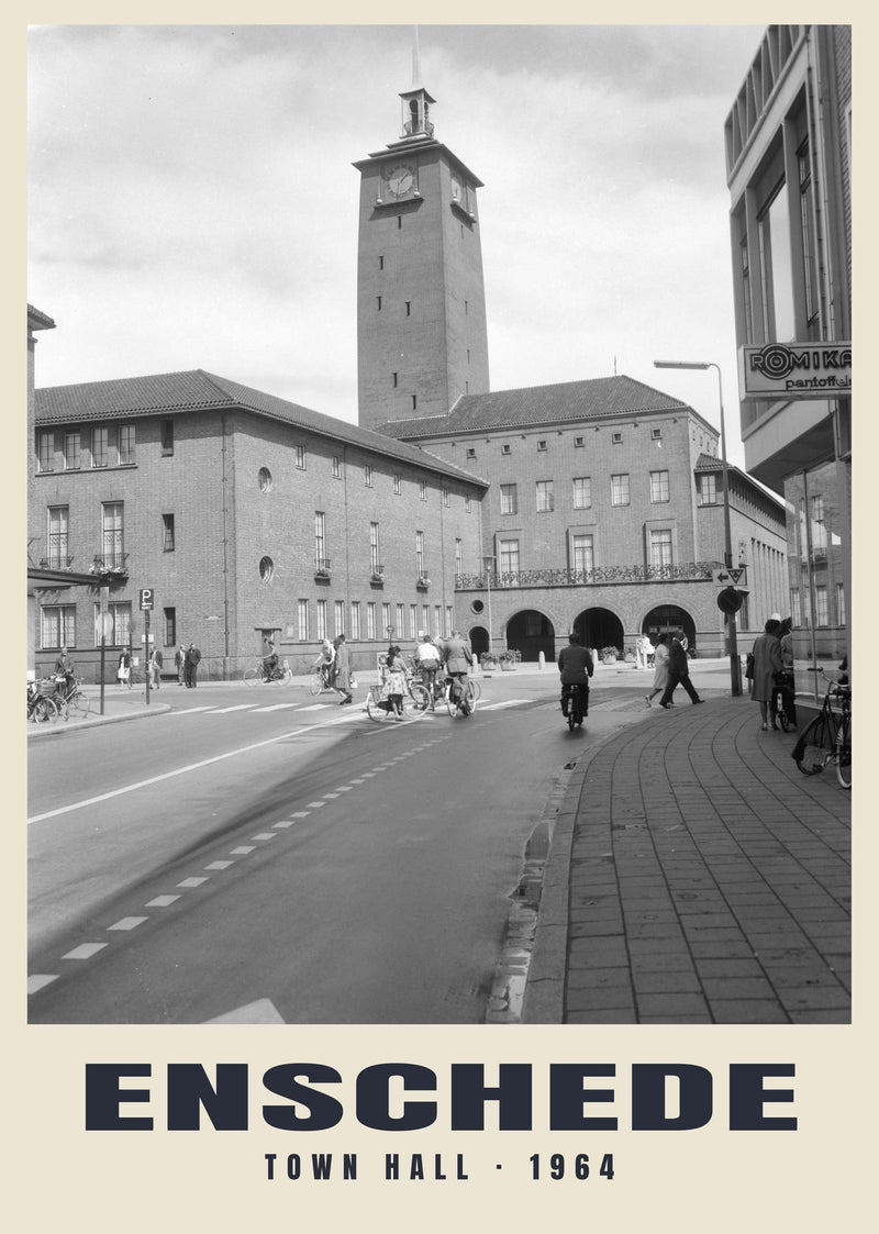 Town Hall, Enschede — 1964 · Historic photograph print