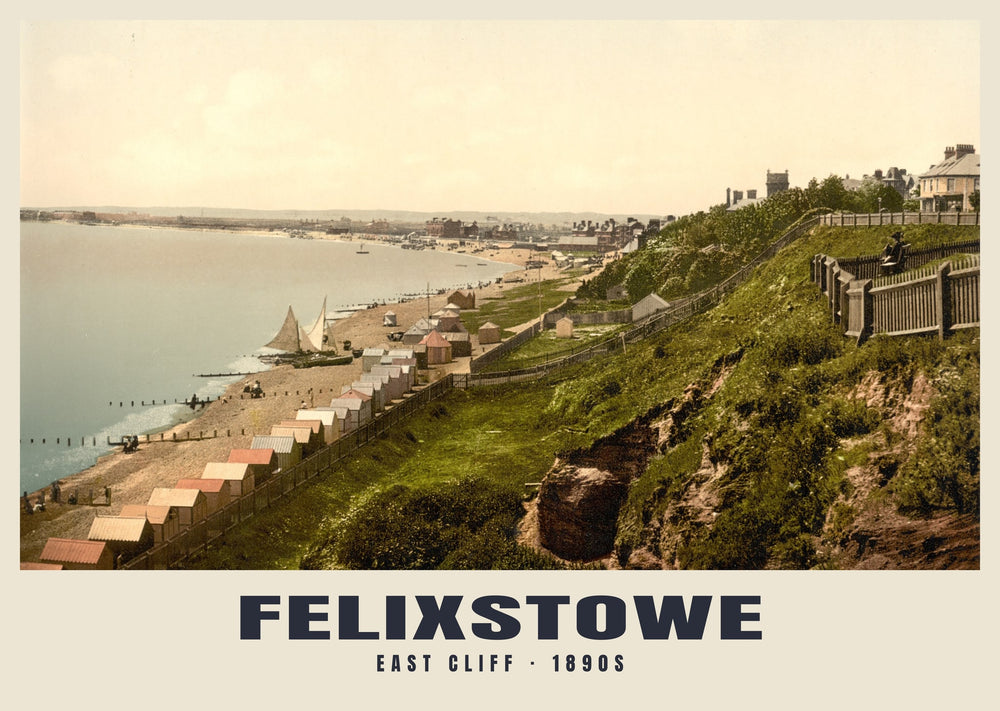 East Cliff, Felixstowe, c. 1890–1900 Heritage Print