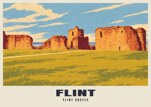 Flint Castle Poster