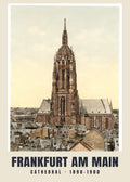 Cathedral, Frankfurt am Main, 1890–1900 heritage photograph