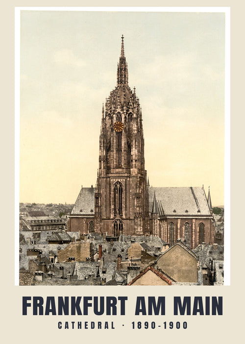 Cathedral, Frankfurt am Main, 1890–1900 heritage photograph