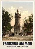 Eschenheimer Turm, Frankfurt am Main, 1890–1900 heritage photograph