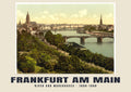 River and Warehouses, Frankfurt am Main, 1890–1900 heritage photograph