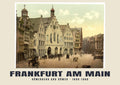 Römerberg and Römer, Frankfurt am Main, 1890–1900 heritage photograph