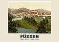 Town View, Füssen, 1890–1900 heritage photograph