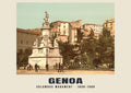 Columbus Monument, Genoa, 1890–1900 heritage photograph