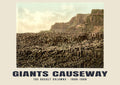The Basalt Columns, Giants Causeway — Vintage photochrom print, 1890–1900
