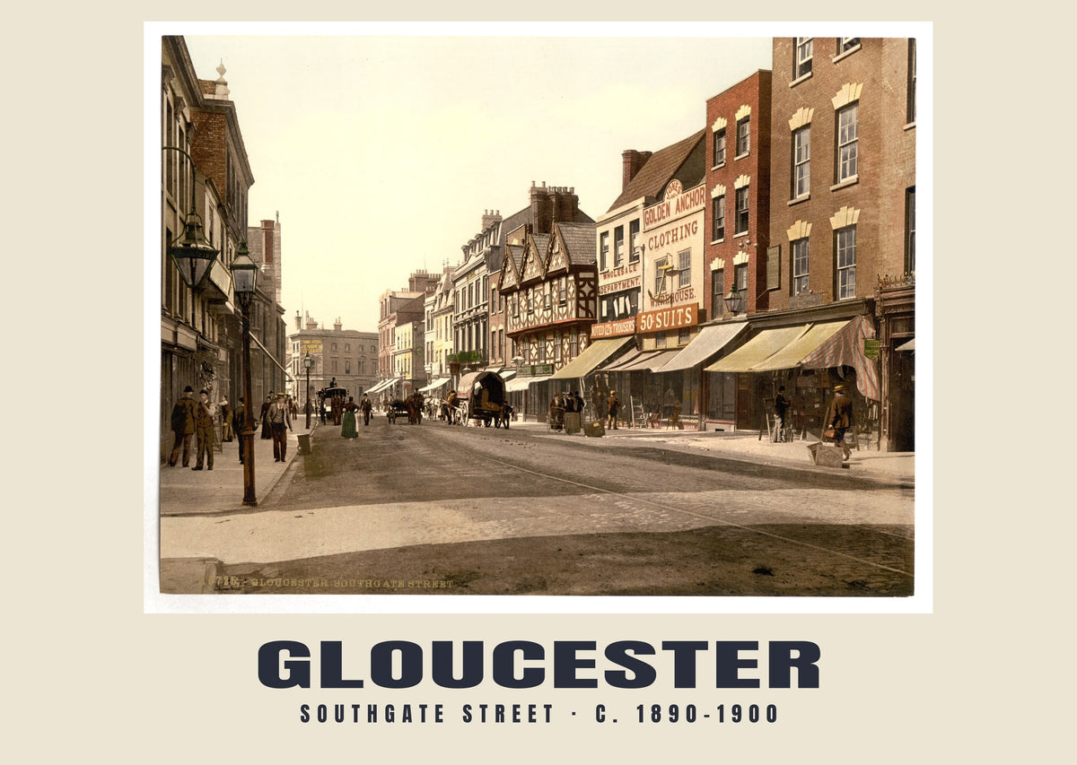 Southgate Street, Gloucester, c. 1890–1900 heritage photograph