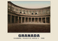 Alhambra, Palacio de Carlos V, Granada, 1890 heritage photograph