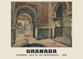 Alhambra, Sala de los Abencerrajes, Granada, 1899 heritage photograph